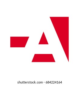 letter A vector logo.