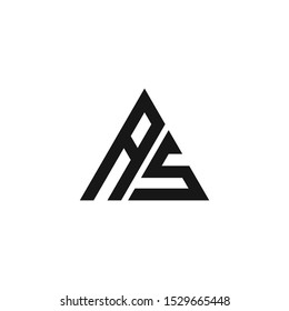 as letter vector logo abstract