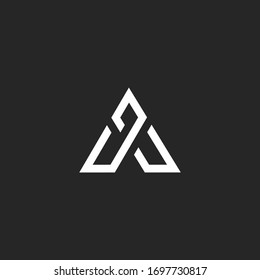 a letter vector logo abstract