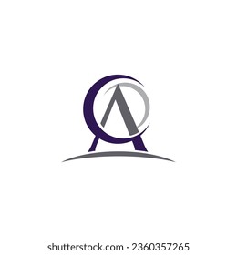 Letter A vector logo of Abstract luxury symbol logo design illustration. Elegant alphabet letters font and number. Classic Lettering Minimal Designs. Typography modern serif fonts and numbers.