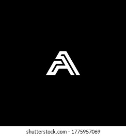 a letter vector logo abstract template
