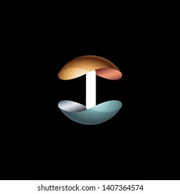 I LETTER VECTOR LOGO APHABET ICON