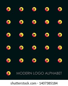 LETTER VECTOR LOGO APHABET ICON