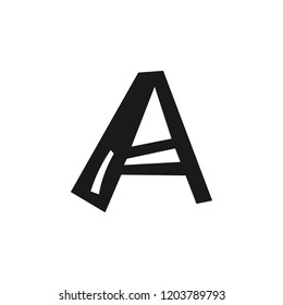 A letter vector logo design