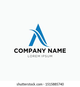 letter A vector  logo design