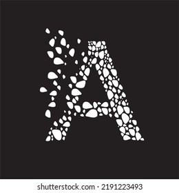 A letter vector logo design 