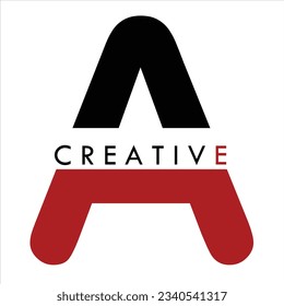 A letter vector logo design new 