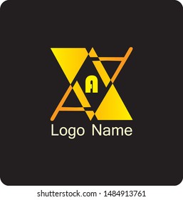 A letter vector logo. eps 10