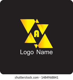 A letter vector logo. eps 10