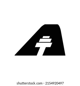 a letter vector logo. a letter GYM logo