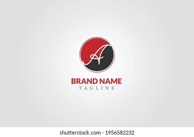 Letter A vector logo icon, Alphabet design