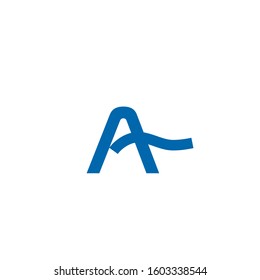 A letter vector logo. A letter icon. A letter emblem