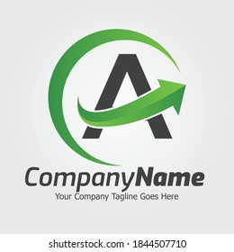 Letter A vector logo template, Colorful Letter A logo, Financial Company Logo, Financial Institute Advisors Logo Design Template Vector Icon