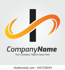 Letter I vector logo template, Colorful Letter I logo, Financial Company Logo, Financial Institute Advisors Logo Design Template Vector Icon