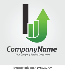 Letter I vector logo template, Colorful Letter I logo, Financial Company Logo, Financial Institute Advisors Logo Design Template Vector Icon
