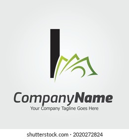 Letter I vector logo template, Colorful Letter I logo, Financial Company Logo, Financial Institute Advisors Logo Design Template Vector Icon