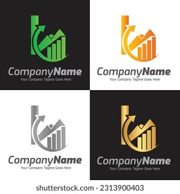Letter I vector logo template, Colorful Letter I logo, Financial Company Logo, Financial Institute Advisors Logo Design Template Vector Icon