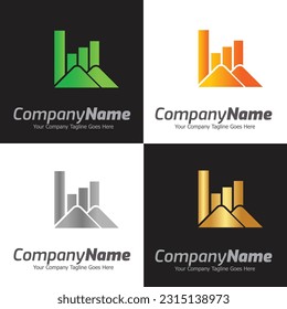 Plantilla de logotipo vectorial de la letra I, logotipo de la letra colorida I, logotipo de la empresa financiera, icono de la plantilla de diseño de los asesores del instituto financiero