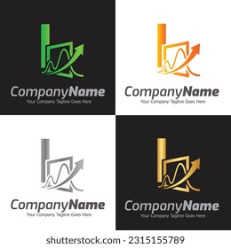 Letter I vector logo template, Colorful Letter I logo, Financial Company Logo, Financial Institute Advisors Logo Design Template Vector Icon