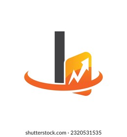 Letter I vector logo template, Colorful Letter I logo, Financial Company Logo, Financial Institute Advisors Logo Design Template Vector Icon