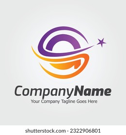 Letter A vector logo template, Colorful Letter A logo, Financial Company Logo, Financial Institute Advisors Logo Design Template Vector Icon