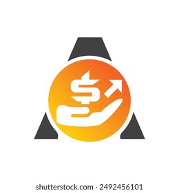 Letter A Vektorgrafik Logo Vorlage, Buntes Letter A Logo, Financial Company Logo, Financial Institute Advisors Logo Design Vorlage Vektorgrafik Symbol