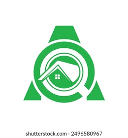 Letter A vector logo template, Colorful Letter A logo, Real Estate, Building and Construction Logo Design Template Vector Icon