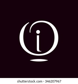 i letter vector logo template (sign, symbol, emblem, ornament)