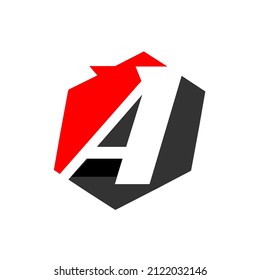 a letter vector logo template. This design use font symbol suitable for education