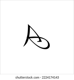 a letter vector logon design
