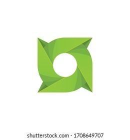 letter vector O with a modern concept