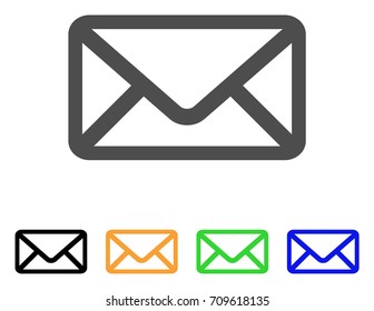 Letter vector pictogram. Style is a flat graphic symbol in grey, black, yellow, blue, green color versions. Designed for web and mobile apps.