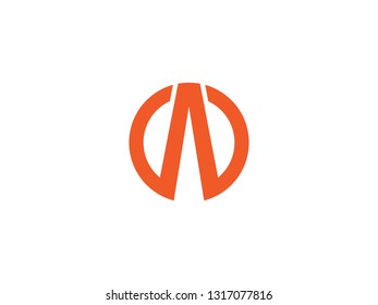 Letter a vector symbol