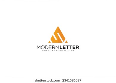 letter A vector template design logo