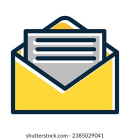 Letter Vector Thick Line Filled Dark Colors Icons For Personal And Commercial Use.

