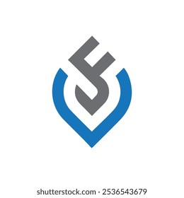 Letter VF initial logo design creative custom clean, alphabet vf logo vector template, fv logo vector, initial vf letter for any business.