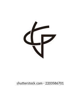 letter vg doodle line link logo vector 