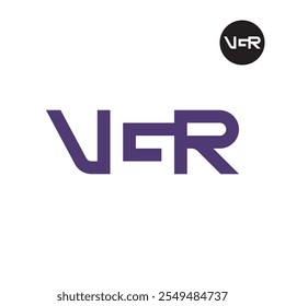 Espaço Negativo do Logotipo da Letra VGR