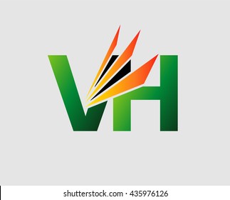 Letter Vh logo
