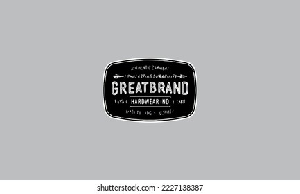 LETTER VINTAGE LOGO AND VECTOR