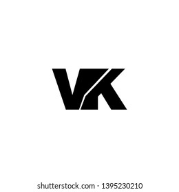 Letter VK Logo Vector Modern 