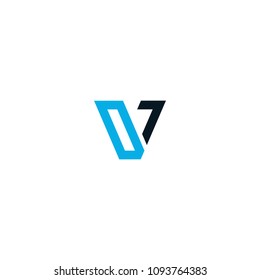 letter VL logo design vector icon template