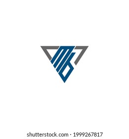 letter VMB, VBM, MBV, MVB, BVM, BMV, MB, BM logo