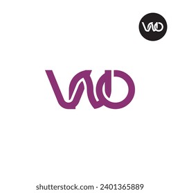 Letter VNO Monogram Logo Design