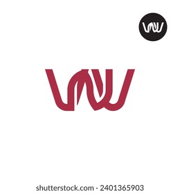 Letter VNV Monogram Logo Design