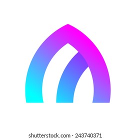A letter volume logo