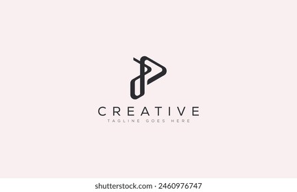 Letter VP logo design template vector illustration