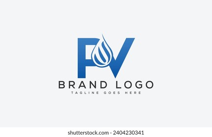 letter VP logo design vector template design for brand.