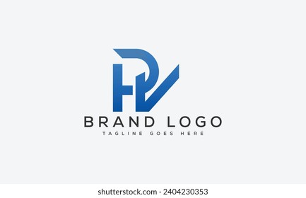 letter VP logo design vector template design for brand.