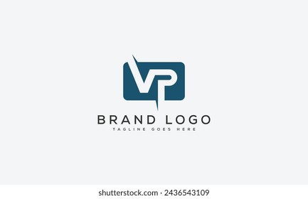 letter VP logo design vector template design for brand.